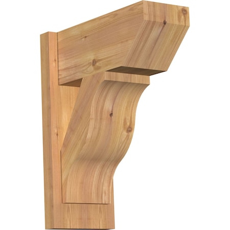 Ekena Millwork Funston Slat Smooth Outlooker, Western Red Cedar, 7 1/2"W x 16"D x 20"H OUT08X16X20FST06SWR